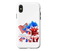 Enjoy Cool USA 4th of July Tee Shirts Happy Independence Day Coque pour iPhone X/XS