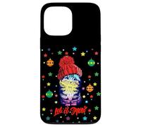 Enjoy Cute Colorful Christmas Cat Let's Snow Graphic Fun Coque pour iPhone 13 Pro Max