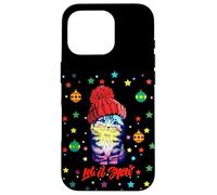 Enjoy Cute Colorful Christmas Cat Let's Snow Graphic Fun Coque pour iPhone 16 Pro