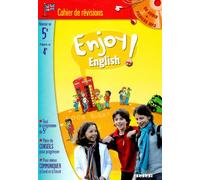 Enjoy english ! 5e: Cahier de révision