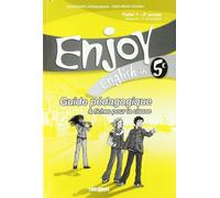 Enjoy English 5e - Guide pédagogique - version papier
