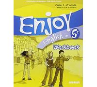 Enjoy English in 5e : Workbook de Martin-Cocher, Odile (2007) Broché
