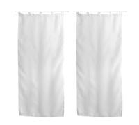Enjoy Home 2 voiles Base Droite 90 x 220 cm LUTHEO Coloris Blanc