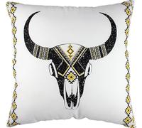 Enjoy Home Coussin 40x40, Boho Buffle, Coton certifié Oeko Tex, Imprimé, 40x40 cm