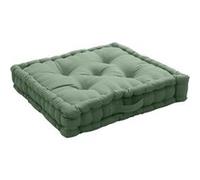 Enjoy Home - Coussin de sol Panama avec poignée - 50 cm x 50 cm - Vert argile - Panama Vert G