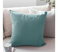 Enjoy Home, Coussin Décoratif pour canapé, Déhoussable 40x40, Bleu Glacier, Coussin Coton carré, Lavable à la Machine, pour Maison Salon Chambre Lit, Collection Cambria