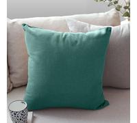 Enjoy Home, Coussin Décoratif pour canapé, Déhoussable 40x40, Vert Jade, Coussin Coton carré, Lavable à la Machine, pour Maison Salon Chambre Lit, Collection Cambria