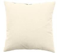 Enjoy Home, Coussin Déhoussable, Dimension 60x60 cm, Ecru, Coton certifié Oeko Tex, Lavable en Machine, Fermeture éclair, Idéal pour Apporter de la Couleur à Vos canapés, Collection Panama