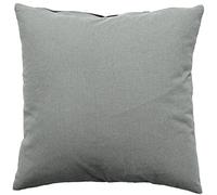 Enjoy Home, Coussin Déhoussable, Dimension 60x60 cm, Gris, Coton certifié Oeko Tex, Lavable en Machine, Fermeture éclair, Idéal pour Apporter de la Couleur à Vos canapés, Collection Panama