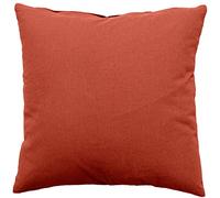 Enjoy Home, Coussin Déhoussable, Dimension 60x60 cm, Terre Cuite, Coton certifié Oeko Tex, Lavable en Machine, Fermeture éclair, Idéal pour Apporter de la Couleur à Vos canapés, Collection Panama