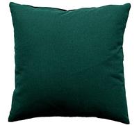 Enjoy Home, Coussin Déhoussable, Dimension 60x60 cm, Vert foncé, Coton certifié Oeko Tex, Lavable en Machine, Fermeture éclair, Idéal pour Apporter de la Couleur à Vos canapés, Collection Panama