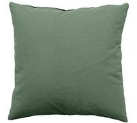 Enjoy Home, Coussin Déhoussable, Dimension 60x60 cm, Vert Sauge, Coton certifié Oeko Tex, Lavable en Machine, Fermeture éclair, Idéal pour Apporter de la Couleur à Vos canapés, Collection Panama