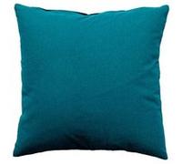 Enjoy Home - Coussin déhoussable en coton PANAMA - 60 x 60 cm - Bleu canard - Panama Bleu canard