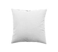 Enjoy Home, Coussin, Dimension 40 x 40 cm, 400 g, Blanc, Coton certifié Oeko Tex, Lavable en Machine, Déhoussable avec Zip, Idéal pour Apporter de la Couleur à Vos canapés, Collection Panama