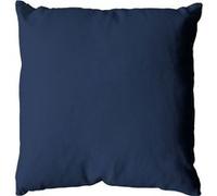 - Coussin uni effet Bachette déhoussable - 40 x 40 cm - Bleu Marine