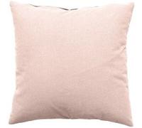 - Coussin uni effet Bachette déhoussable - 60 x 60 cm - Rose