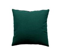 Enjoy Home - Coussins Panama - Déhoussable par Zip - 100% Coton - Tissu certifié Oeko-TEX - 40x40 cm - Vert Foncé