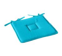 Enjoy Home - Galette de chaise uni effet Bachette - 40 x 40 cm - Turquoise Turquoise
