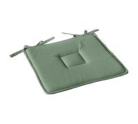 Enjoy Home - Galette de chaise plate Panama - 40 cm x 40 cm - Vert argile