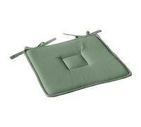 Enjoy Home, Galette de Chaise Plate, Vert Olive, carré 40x40cm, 100% Coton, Attache par Nouettes, Idéal pour Une Assise Confortable, Collection Panama