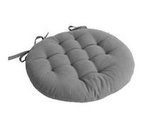 Enjoy Home - Galette de chaise ronde PANAMA - Diam. 38 cm - Gris clair - Panama Gris G