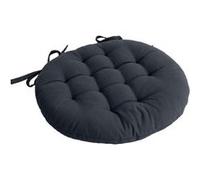 Enjoy Home - Galette de chaise ronde PANAMA - Diam. 38 cm - Gris foncé - Panama