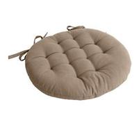 Enjoy Home - Galette de chaise ronde PANAMA - Diam. 38 cm - Naturel - Panama