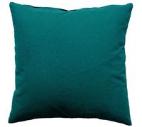 - Grand Coussin déhoussable Panama - 60 x 60 cm - Vert émeraude - Panama