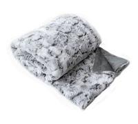 Enjoy Home - Plaid à poils doux LENVIK - 125 x 150 cm - Gris - LENVIK Gris G