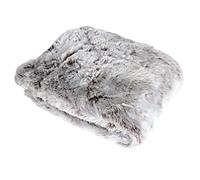 Enjoy Home - Plaid Ours Effet Fourrure - Doublé Flanelle - 100% Polyester - 130x160cm - Coloris Taupe