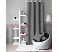 Enjoy Home - Rideau uni avec oeillets - 140 x 240 cm - Gris Clair Gris clair G