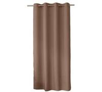 Enjoy Home - Rideau uni avec oeillets - 140 x 240 cm - Marron Marron G