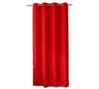 Enjoy Home - Rideau uni avec oeillets - 140 x 240 cm - Rouge Rouge G
