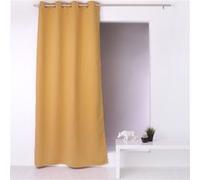 Enjoy Home - Rideau uni occultant avec oeillets - 140 x 240 cm - Moutarde Jaune G