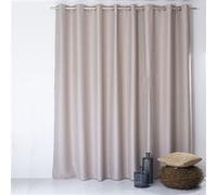 Enjoy Home - Rideau uni occultant avec oeillets - 300 x 240 cm - Taupe Taupe G