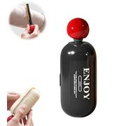 Enjoy Lint Roller, Enjoy Sticky Roller, 2 In1 Washable Enjoy Sticky Lint Roller, Enjoy Lint Roller Reusable for Clothes, Furniture, Dog & Cat Hair (Black)