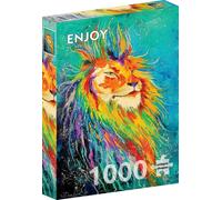 ENJOY Lion arc-en-ciel Puzzle 1000 Teile