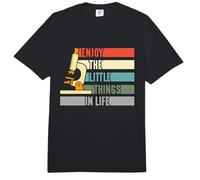 Enjoy Little Things in Life Retro Science Lab Microbiologiste Comfort Colors Adult Heavyweight T-Shirt