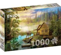 ENJOY Log Cabin au bord de la rivière 1000 pièces