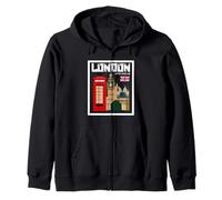 Enjoy London Tee Shirts, I Love London, Cool London Skyline Sweat à Capuche