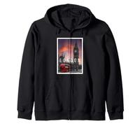 Enjoy London Tee Shirts, I Love London, Cool London Skyline Sweat à Capuche