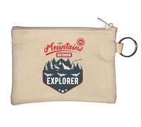 Enjoy Mountains Outdoor Explorer Born to Climb Mountains Porte-monnaie Beige