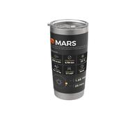 Enjoy Occupy Mars, Enjoy Space Occupy Mars Quotes Graphic Gobelet isotherme en acier inoxydable double paroi