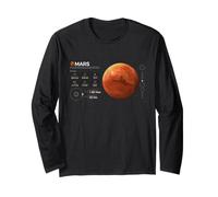 Enjoy Occupy Mars, Enjoy Space Occupy Mars Quotes Graphic Manche Longue
