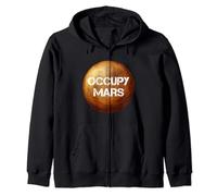 Enjoy Occupy Mars, Enjoy Space Occupy Mars Quotes Graphic Sweat à Capuche