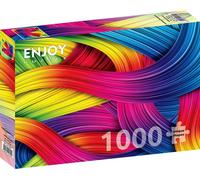 ENJOY Puzzle à tricoter arc-en-ciel 1000 Teile