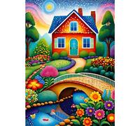 ENJOY Puzzle Arbre coloré 1000 pièces
