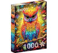 ENJOY Puzzle Automne Hibou 1000 pièces