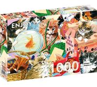 ENJOY Puzzle Chats curieux 1000 pièces
