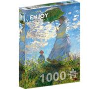 ENJOY Puzzle Claude Monet : Femme à l'ombrelle 1000 pièces
